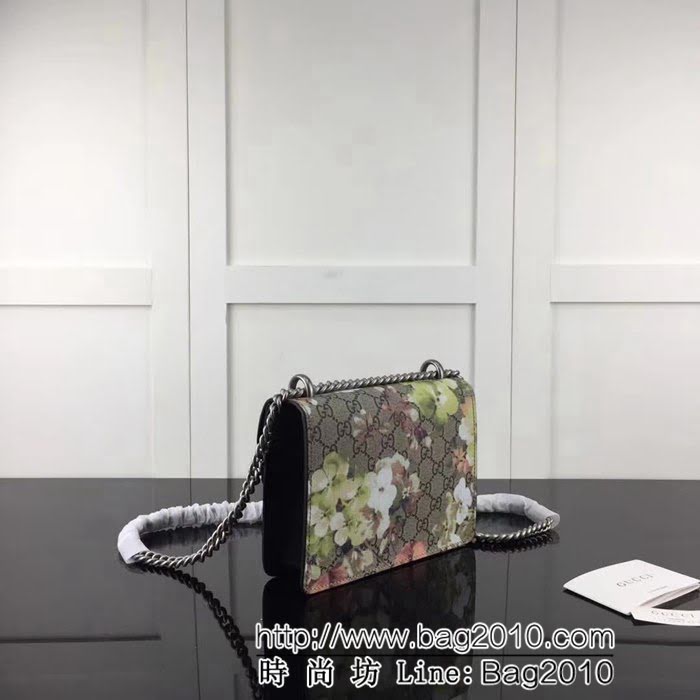 GUCCI古馳原單 新款爆款專櫃品質原版皮質花膠 克色421970單肩斜挎包 HY1040